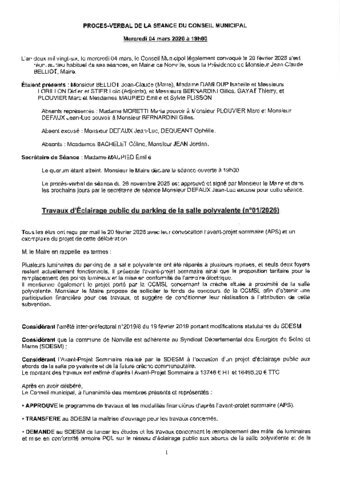 Conseil Municipal | 2026-03-04