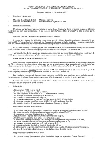 Le Compte Rendu Réunion PLU du 22-decembre-2023