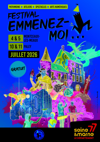 flyer pour le festival emmenez moi à Paley édition 2026