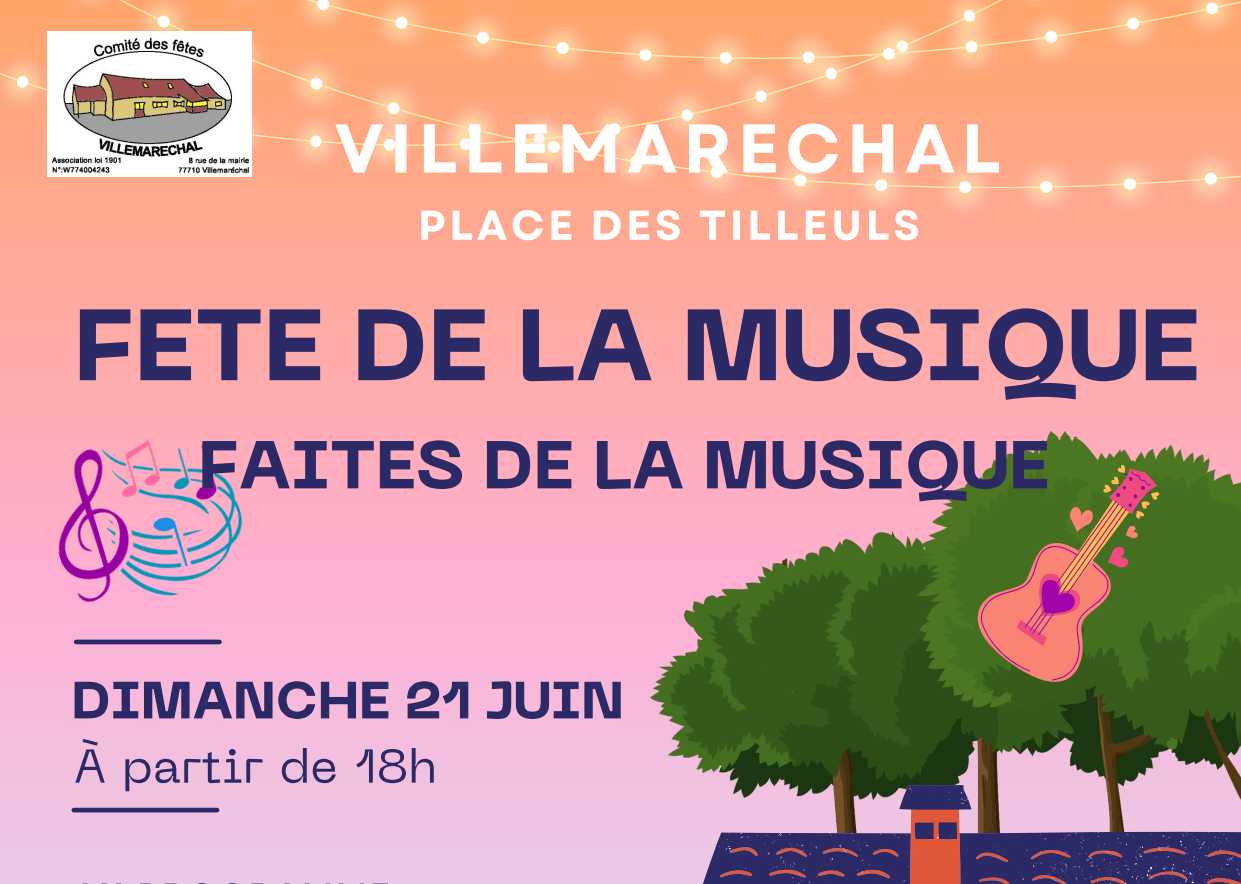 Fête musique 2026 - Villemaréchal