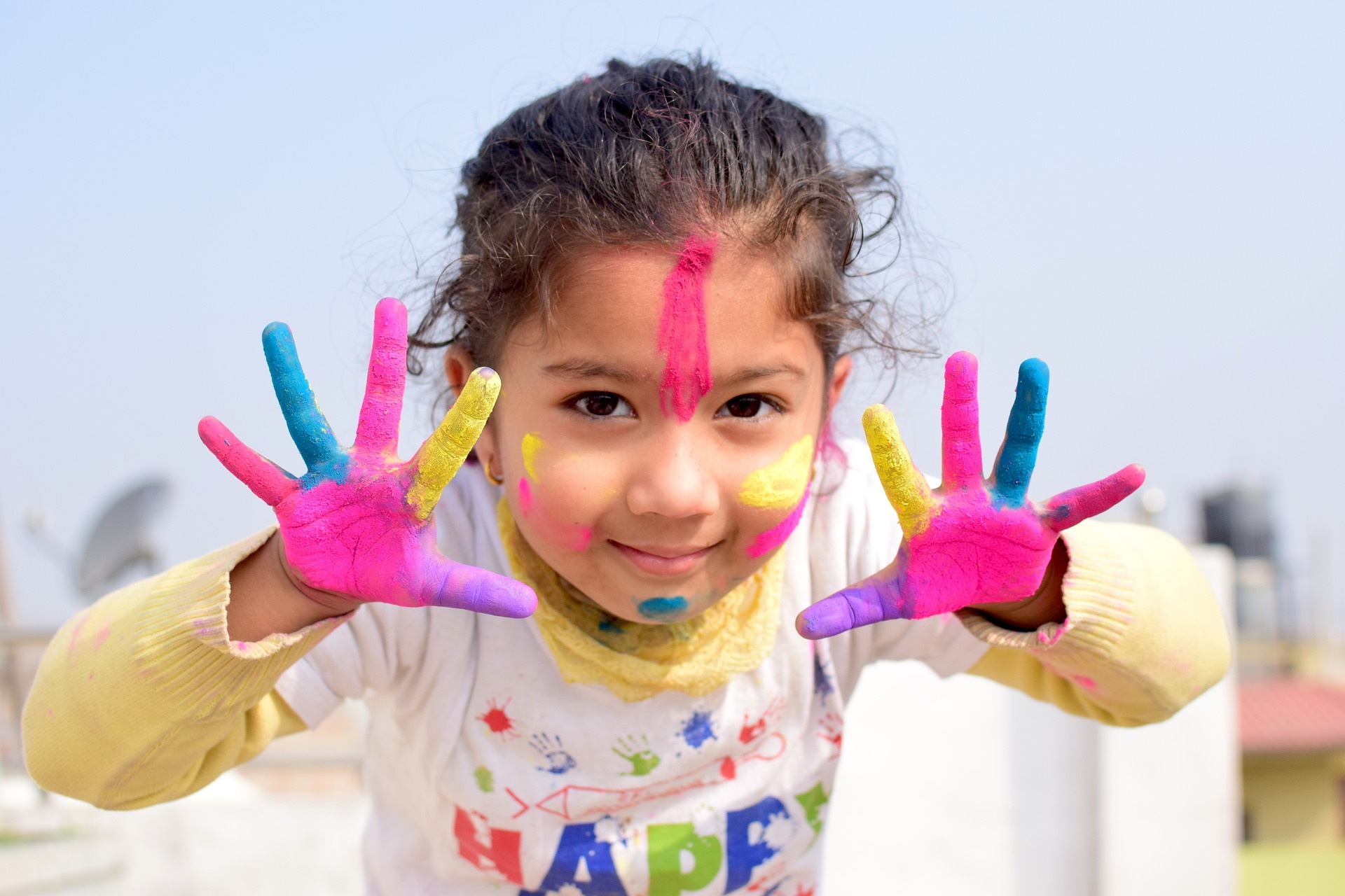 Peinture sur les mains