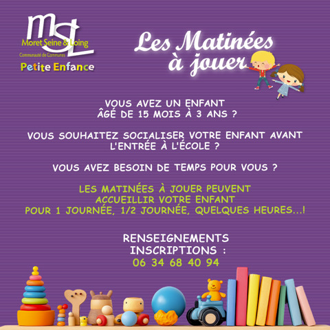 Les matinées à jouer