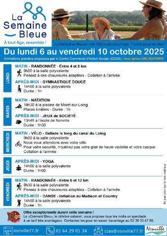 La Semaine Bleue 2025