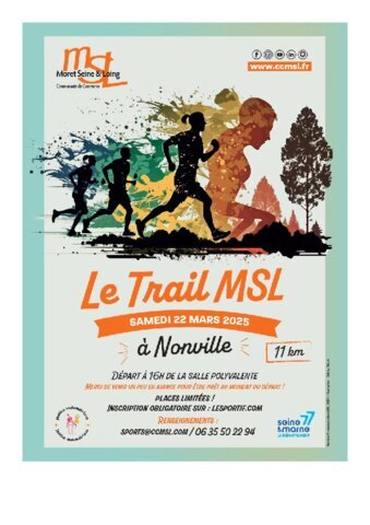 Affiche Trail MSL 2025